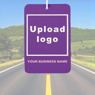 Pour Voiture Nom de l'entreprise et logo sur désodorisant viole