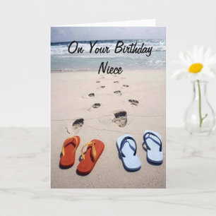 POUR VOTRE ANNIVERSAIRE **NIECE** CARTE DE STYLE D