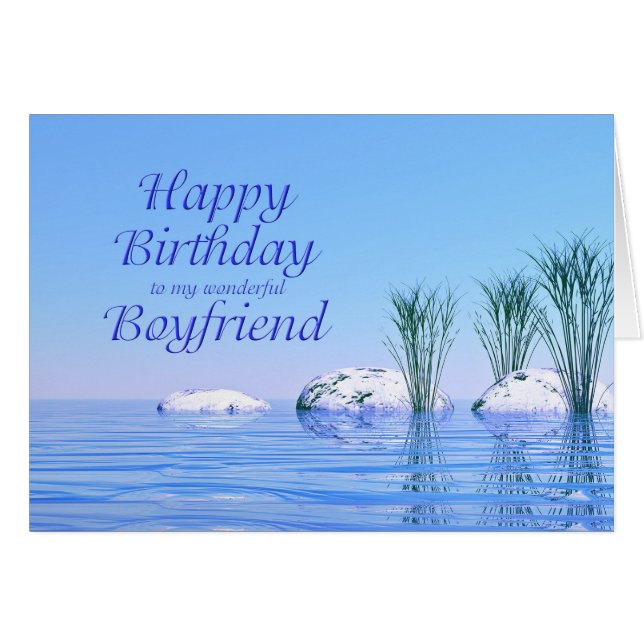 Pour votre copain, un Spa comme, anniversaire bleu (Devant horizontal)