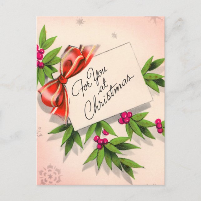 Pour vous à Noël Carte postale (Devant)