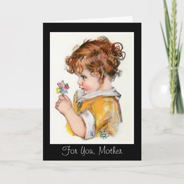 "Pour vous, Mère" Carte de la fête des Mères (Devant)