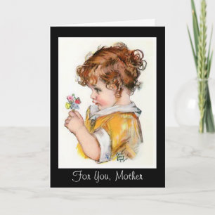 "Pour vous, Mère" Carte de la fête des Mères
