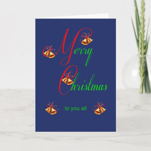 Pour vous tous les rouleaux de Noël Carte de vacan