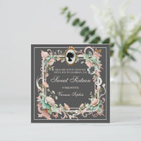 Pourcentage Regency Era Sweet sixteen Invitation