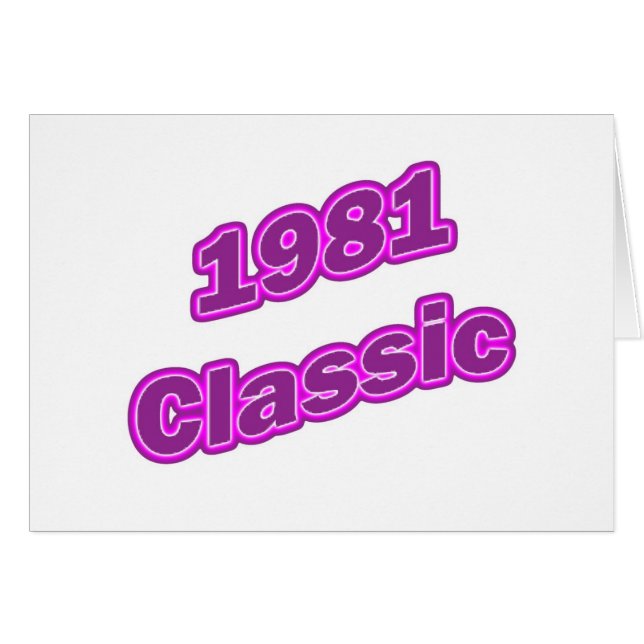 Pourpre 1981 classique (Devant horizontal)