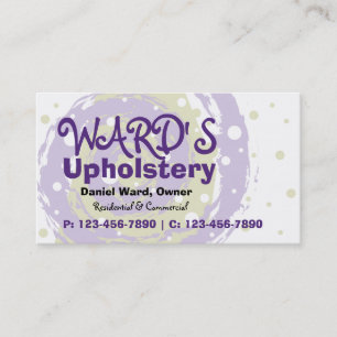 Pourpre de carte de visite professionnelle de