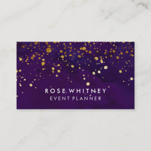 Pourpre et carte de visite de parties