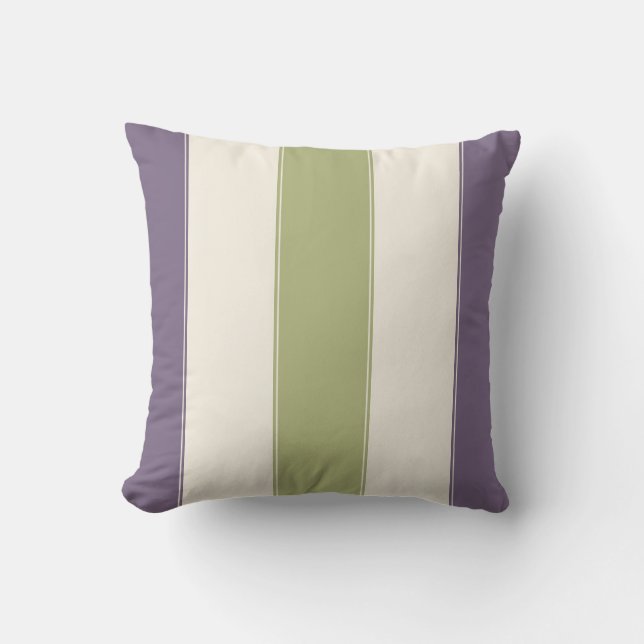 Pourpre et coussin sage (Recto)