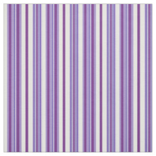 Pourpre mauve chic, tissu rayé blanc bleu-foncé