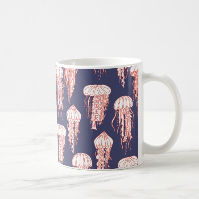 Pourpre profondément bleu joyeux de tasse de (Droite)
