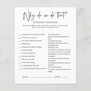 Pourquoi faisons-nous cela Jeu de Baby Shower