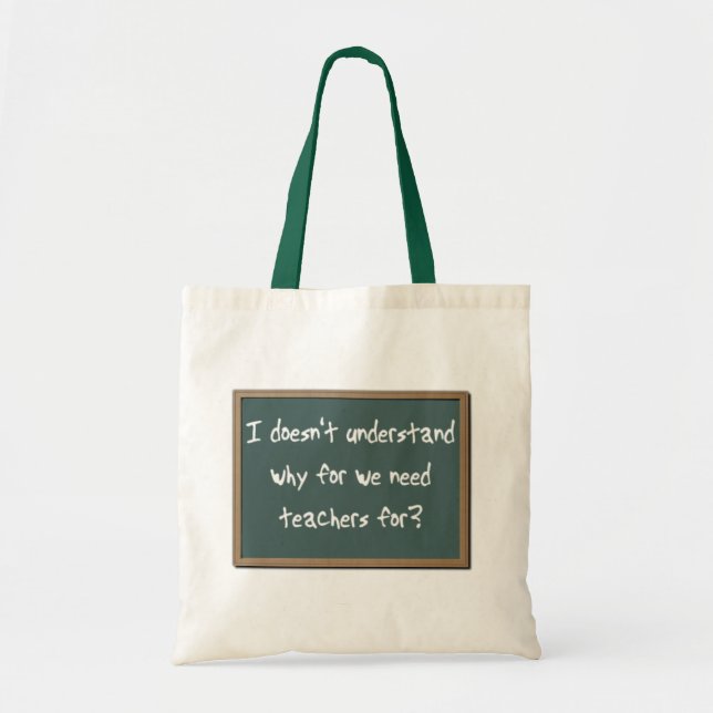 Pourquoi les enseignants ont besoin d'un sac fourr (Devant)