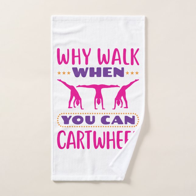 Pourquoi Marcher Quand Vous Pouvez Carrousel (Serviette à main)