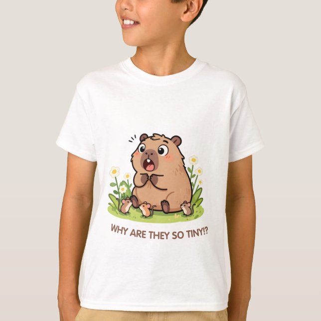 Pourquoi sont-ils si petits ? T-shirt pour enfants (Devant)