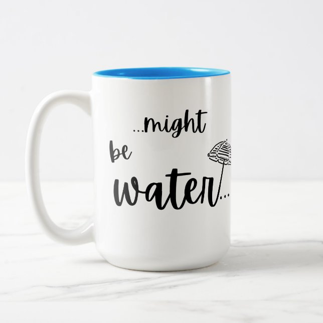 « …pourrait être de l'eau… » Mug de Croisière Drôl (Gauche)