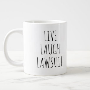 Poursuite au tribunal Tasse avocat, Mug avocat de