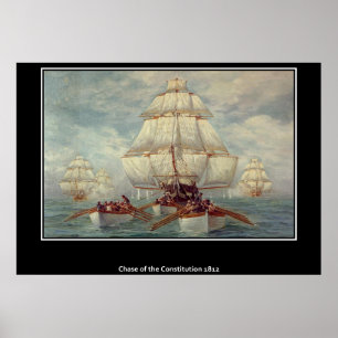 Poursuite de la Constitution 1813 Affiche