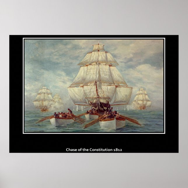 Poursuite de la Constitution 1813 Affiche (Devant)
