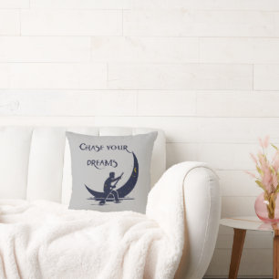 Poursuivez vos rêves coussin
