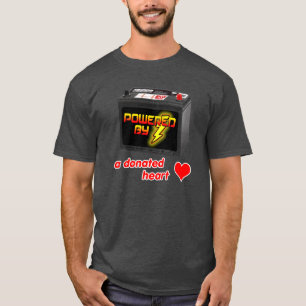 Poussé par un t-shirt au coeur donné