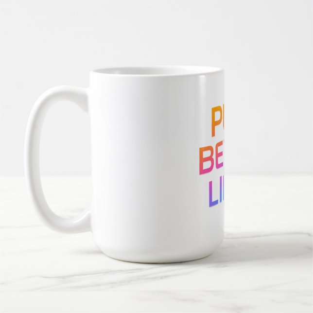 Pousser au-delà des limites - Mug Motivationnel (Gauche)