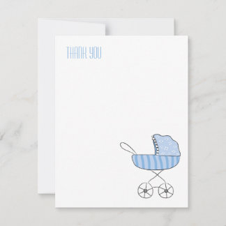 Poussette bleue pour bébé | Cartes de notes de rem