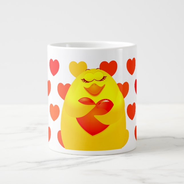 Poussette douce dans l'amour, mug jumbo (Devant)