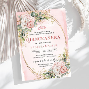 Poussière Chic Invitations Florales Eucalyptus Ros