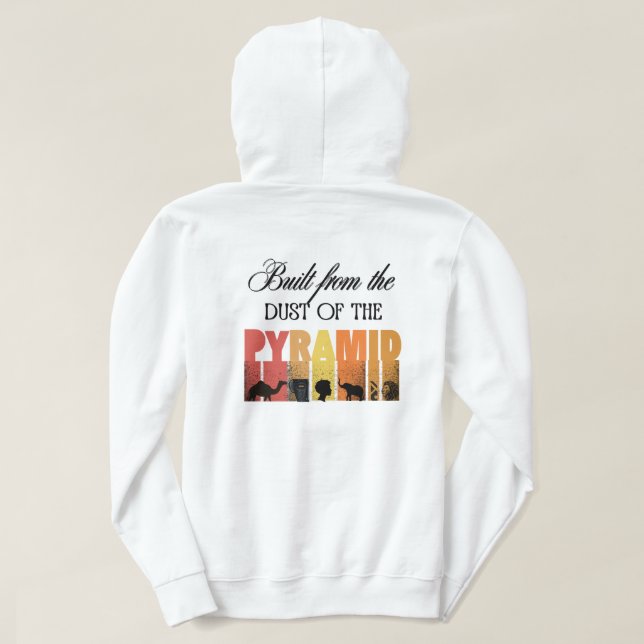 Poussière de la Pyramide | Sweat à capuche pour ad (Design dos)