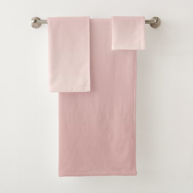Poussière de rose rosée en dégradé (En situation)