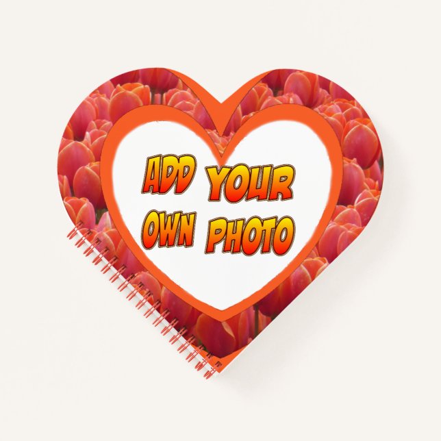 Poussière En Forme De Coeur. Carnet photo Red Tuli (Devant)