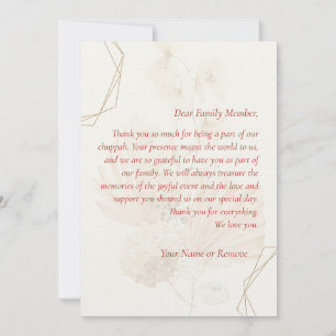 Poussière et rouge en terre cuite Boho Juif Chuppa