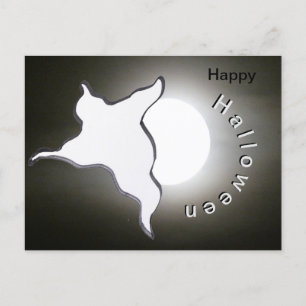 Poussière Ghost & Lune. Bonne carte postale Hallow