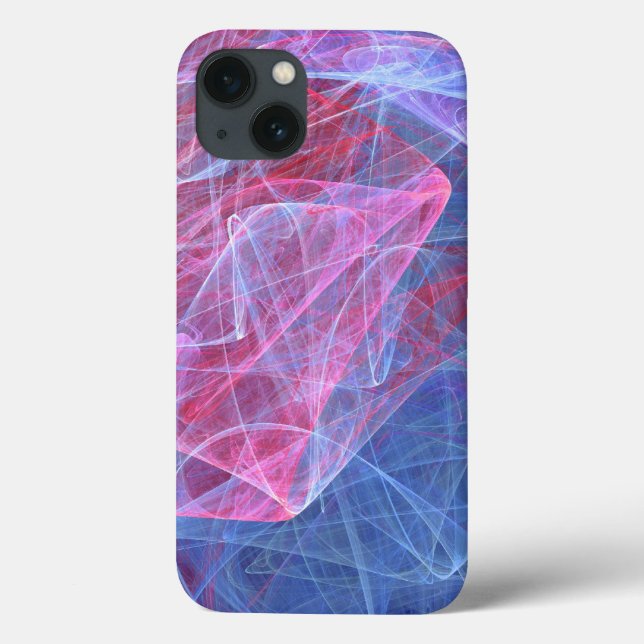 Poussière velue - Coque d'art Abstrait pour iPhone (Verso)