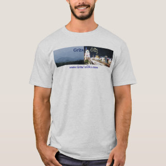 Poussières abrasives au T-shirt de podcast de