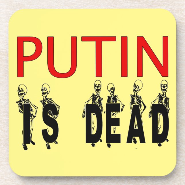 Poutine est un Dessous de verre mort ! (Devant)