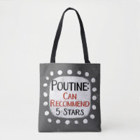 Poutine Review 5 étoiles Sac fourre-tout