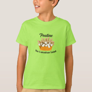 Poutine, The Canadian Salad - T-Shirt basique pour