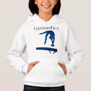 Poutre d'équilibre bleu royal de gymnastique polic