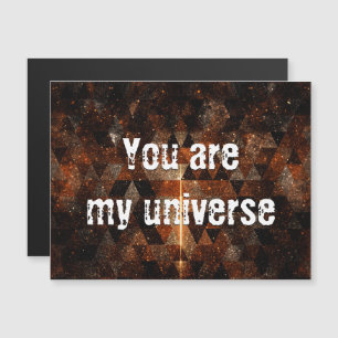 Poutre d'or dans l'univers brillant géométrique