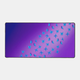 Poutres de Lune violette Abstraites et papillons