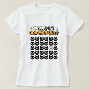 Pouvez-vous repérer le T-Shirt drôle homme étrange