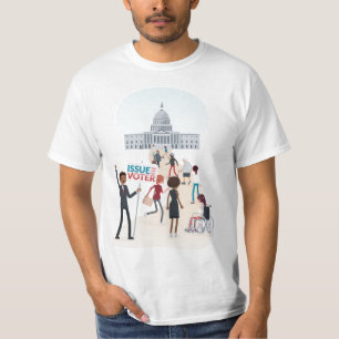Pouvoir au peuple Émission de T-shirt Voter