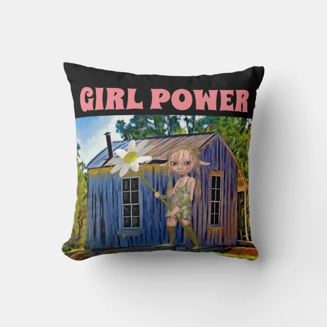 POUVOIR DE FILLE ELF COUSSINS DE FILLE (Recto)
