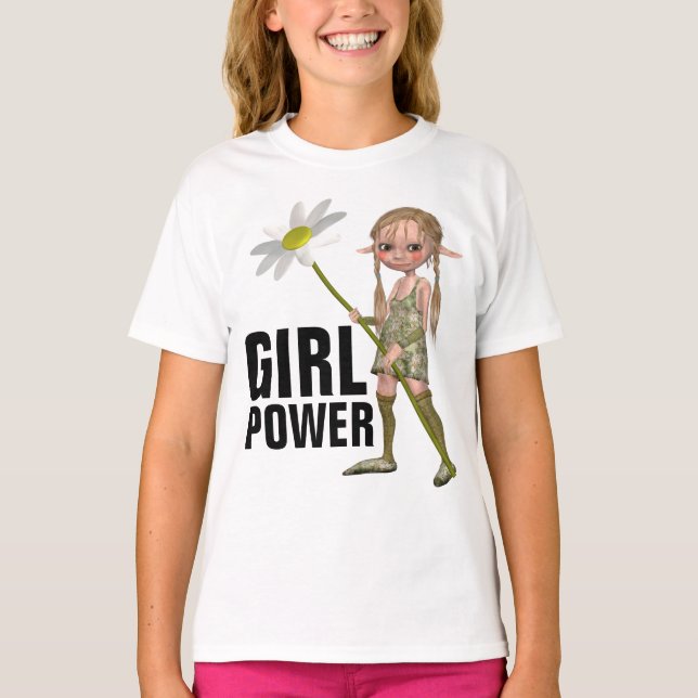 POUVOIR DE FILLE, T-shirts ELF CUTE (Devant)