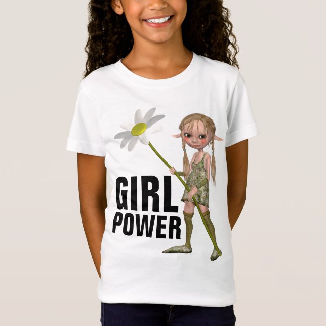 POUVOIR DE FILLE, T-shirts ELF CUTE (Devant)