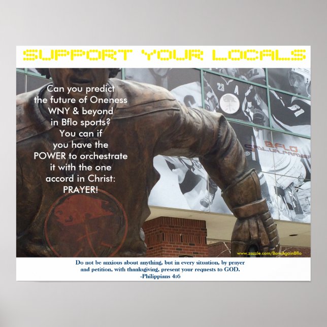 Pouvoir de prière des fans aux joueurs, POSTER (Devant)