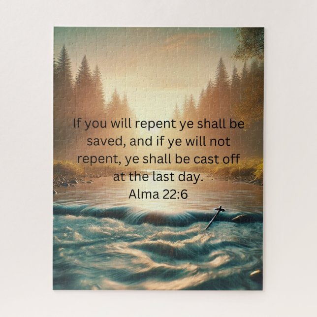 Pouvoir de repentance Puzzle inspirationnel (Vertical)