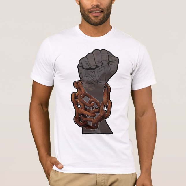 POUVOIR NOIR SOULEVÉ FIST T-shirt (Devant)