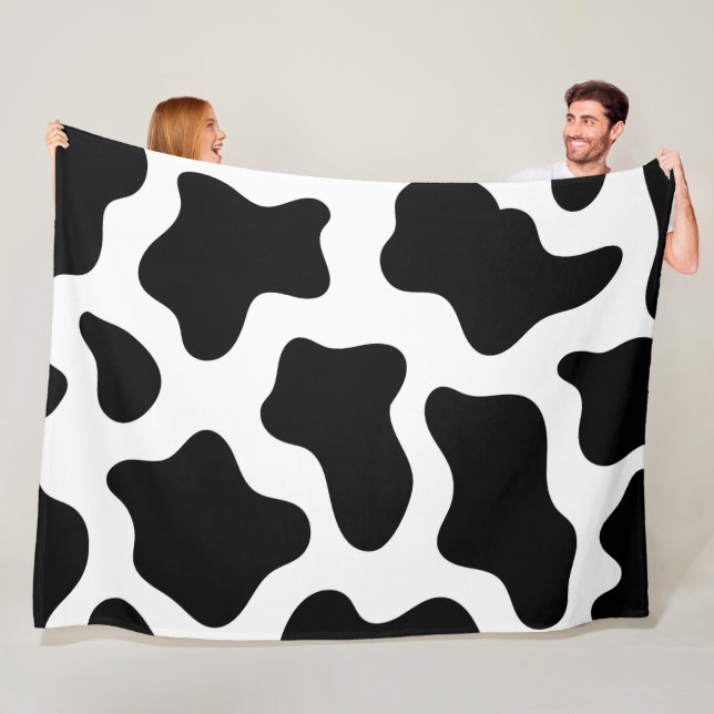 Pow-vaches 60x80 Couverture polaire (En situation)